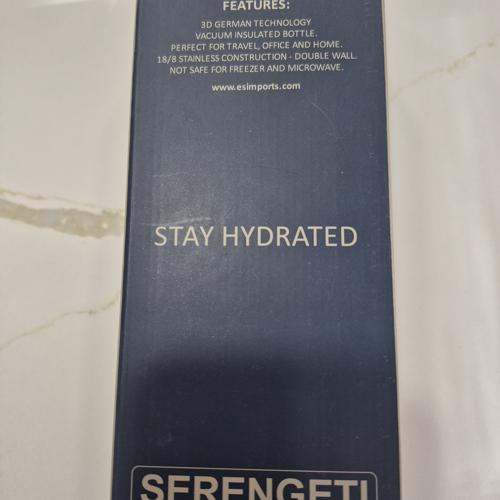 Black Labradoodle Serengeti Ivory Water Bottle - Picture 2 of 5